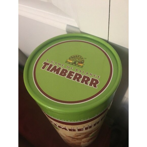 New Timberrr A Game Of Balance & Skill 42 Wooden Pieces For 2-4 Players Ages 4+ - Picture 2 of 4